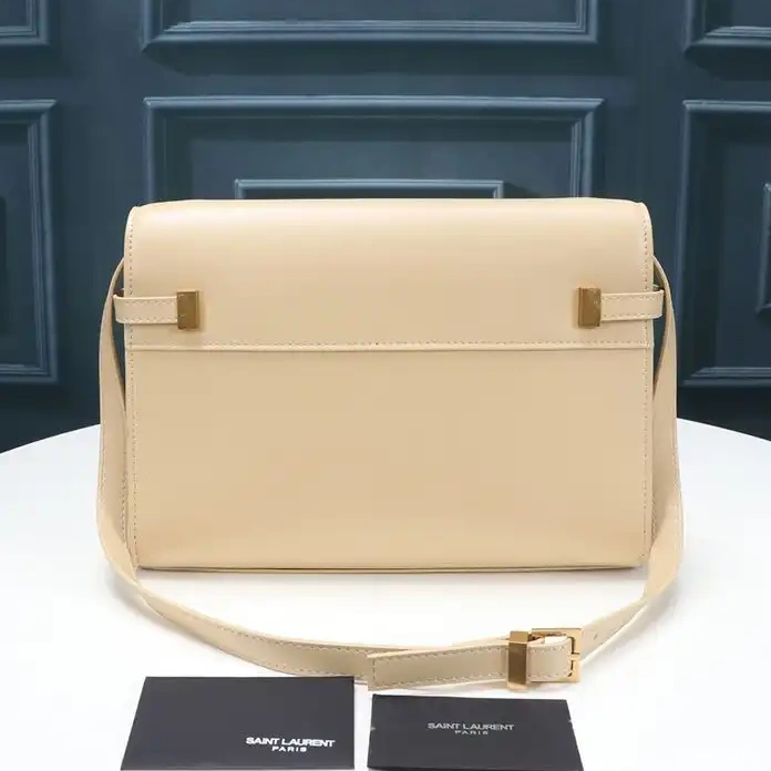 CHEAP Manhattan Gold Apricot Laurent Shoulder Smooth Saint Bag Leather In 0324